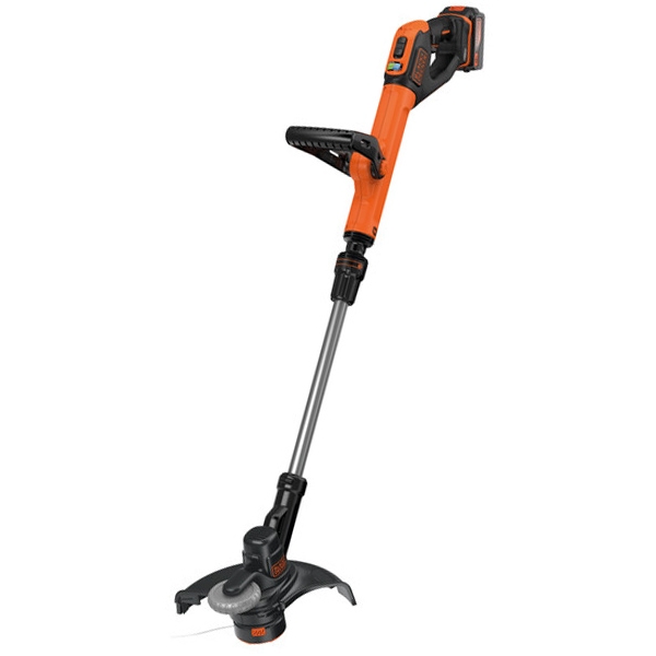 imagine Black & decker - STC1840EPC - Trimmer gazon cu 1 acumulator, Li-Ion, 18 V, 4 Ah, 300 mm, cap cu fir