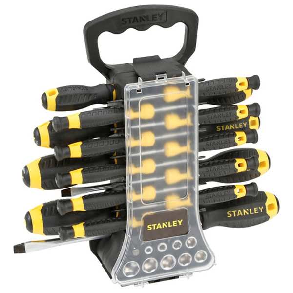 Stanley - STHT0-70886 - Trusa scule de mana surubelnite, chei tubulare si biti, 49 bucati Stanley - STHT0-70886 - Trusa scule de mana surubelnite, chei tubulare si biti, 49 bucati