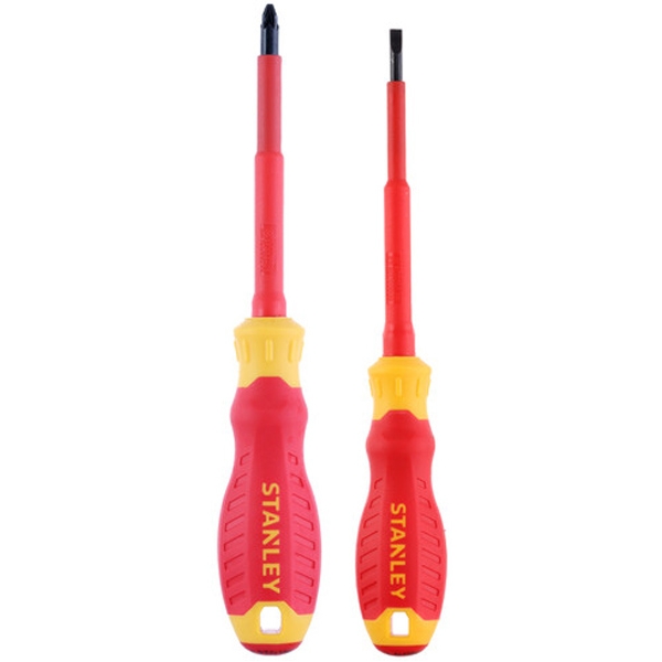 imagine Stanley - STHT60030-0 - Set surubelnite cu profil PZ si plat, 2 bucati, izolatie 1000 V