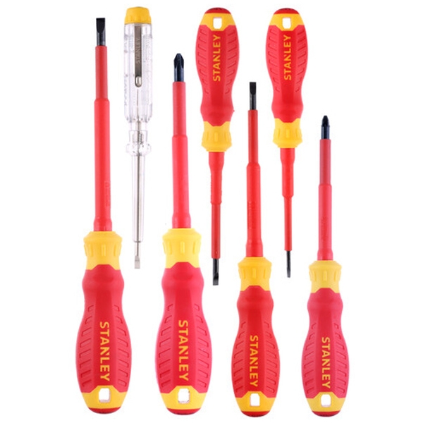 Stanley - STHT60031-0 - Set surubelnite cu profil PZ si plat, 7 bucati, izolatie 1000 V Stanley - STHT60031-0 - Set surubelnite cu profil PZ si plat, 7 bucati, izolatie 1000 V