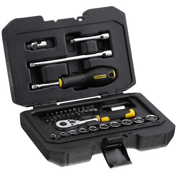 Stanley - STMT82828-1 - Set capete de insurubare si chei tubulare, mixte, 38 bucati Stanley - STMT82828-1 - Set capete de insurubare si chei tubulare, mixte, 38 bucati