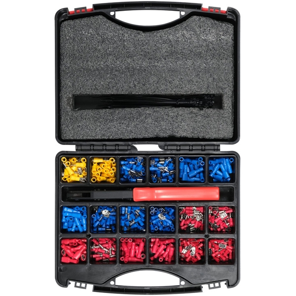 imagine Yato - YT-068920 - Set conectori electrici si cleste de sertizat, 551 bucati