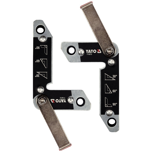 imagine Yato - YT-08723 - Set suporti magnetici pentru sudura, 2 bucati