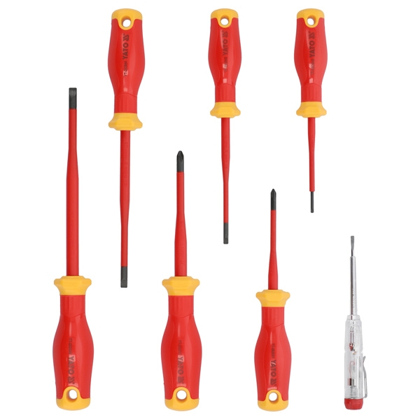 imagine Yato - YT-282681 - Set surubelnite cu profil PH si plat, 7 bucati, izolatie 1000 V