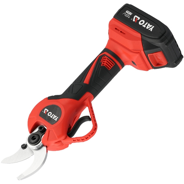 imagine Yato - YT-828380 - Foarfeca de gradina pentru crengi cu 1 acumulator si incarcator, Li-Ion, 18 V, 2 Ah, 30 mm, motor fara perii