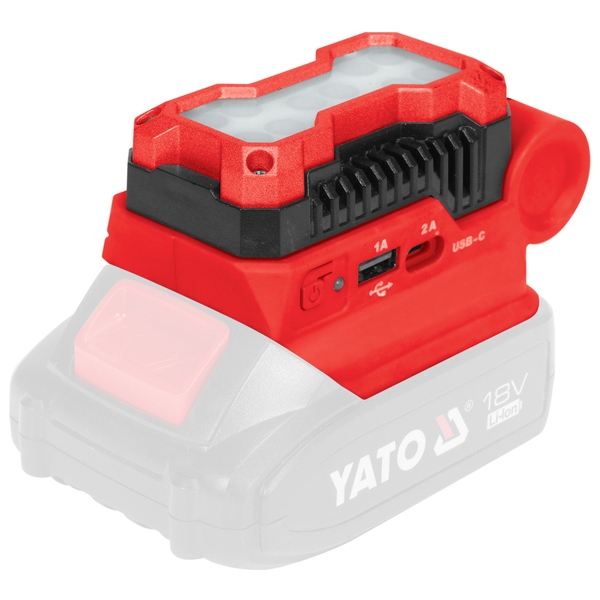 imagine Yato - YT-829683 - Lampa fara acumulatori si incarcator, Li-Ion, 18 V, -  Ah