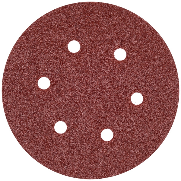 imagine Yato - YT-834582 - Set foi abrazive rotunde, 150 mm, granulatie 60, 6 gauri, 50 bucati