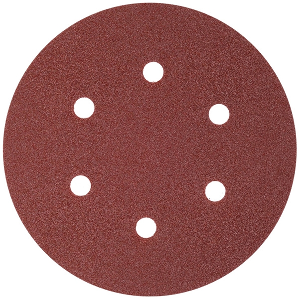 imagine Yato - YT-834584 - Set foi abrazive rotunde, 150 mm, granulatie 100, 6 gauri, 50 bucati