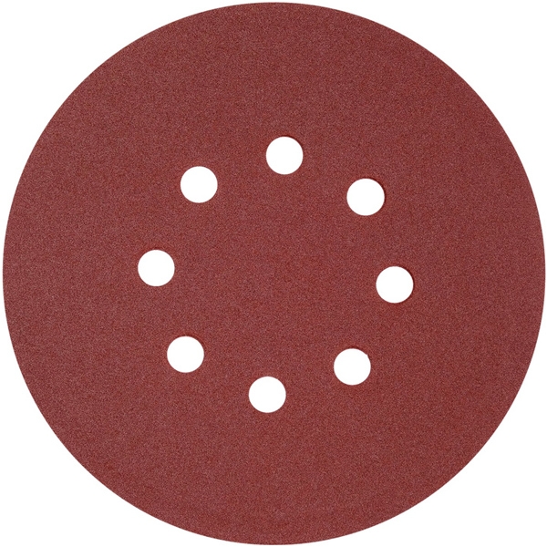 imagine Yato - YT-834599 - Set foi abrazive rotunde, 150 mm, granulatie 240, 8 gauri, 50 bucati