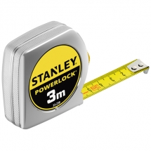 Stanley  POWERLOCK - Ruleta, banda din metal, 3 m