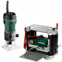 Metabo  DH 330 + FM 500-6 - Masina de rindeluit si degrosat, 1800 W, 330 mm + Masina de frezat, 500 W, 6 mm