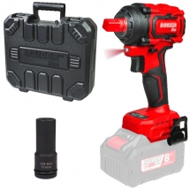 Raider  RDP-BCBIW20 - Masina de insurubat cu impact fara acumulatori si incarcator, Li-Ion, 20 V, - Ah, patrat 1/2 inch, 550 Nm, -