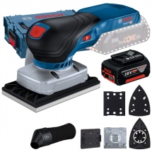 Bosch  GSS 18V-13 + GBA - Slefuitor cu vibratii, 80x130 mm + Acumulator, Li-Ion, 18 V, 5 Ah