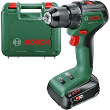 Bosch  UniversalDrill 18V-60 - Masina de gaurit si insurubat cu 1 acumulator, Li-Ion, 18 V, 2 Ah, 60 Nm, valiza plastic