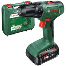 Bosch - EasyDrill 18V-38 - Masina de gaurit si insurubat cu 1 acumulator, Li-Ion, 18 V, 2.5 Ah, 38 Nm, valiza plastic