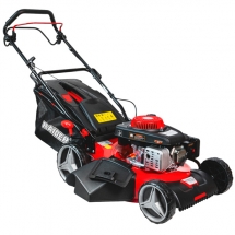 Raider  RD-GLM23 - Masina de tuns iarba pe benzina, Raider, -, 6.5 CP, 52 cm, - m2, autopropulsie, sistem maruntire iarba, evacuar