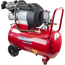 Raider  RD-AC08 - Compresor, cu ulei, 2200 W, 50 l, 356 l/min, 8 bar
