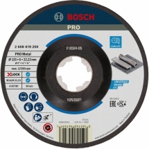 Bosch  PRO Metal - Set discuri polizare metal, 125x22.2x6 mm, X-LOCK, 10 bucati