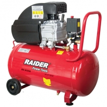 Raider  RD-AC02  - Compresor, cu ulei, 1500 W, 50 l, 110 l/min, 8 bar