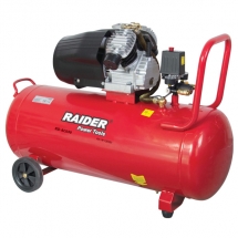 Raider  RD-AC03 - Compresor, cu ulei, 2200 W, 100 l, 310 l/min, 8 bar