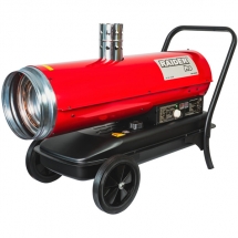 Raider  RDP-IDSH60 - Tun de caldura pe motorina, 50 kW, 1400 m3/h, 50 l, ardere indirecta, monofazat