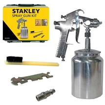 Stanley  160123XSTN - Pistol de vopsit pentru compresor, 1.8 mm, 1 l, vas din metal
