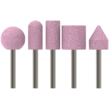 Bosch  PRO Steel - Set pietre polizor drept cu forma mixta, tija 6 mm, 5  bucati