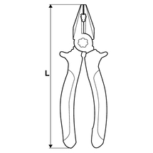 Topmaster  210401 - Cleste combinat, 160 mm, izolatie 1000 V