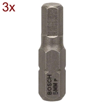 Bosch  2607001726 - Set capete de insurubare, profil HEX5, 3 bucati