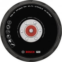 Bosch  PRO Polishing Pad - Placa de slefuire rotunda cu scai, 125 mm, fara gauri, compozitie medie, GPX 12V-125