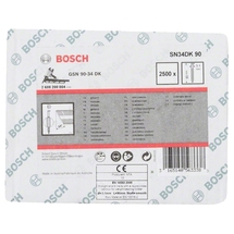 Bosch  SN34DK 90 - Cuie masini pneumatice, cap D, inclinare 34 grade, 90 mm, GSN 90-34 DK, 2500 buc