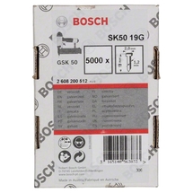 Bosch  SK50 19G - Cuie masini pneumatice, cap inecat, - grade, 19 mm, GSK 50, 5000 buc