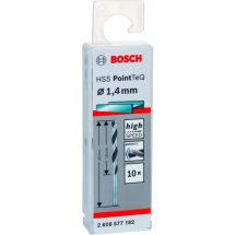 Bosch  2608577182 - Set burghie metal, HSS-PointTeq, 1.4  mm, tija cilindrica, 10  bucati