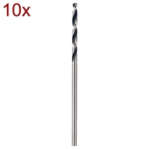Bosch  2608577184 - Set 10 burghie metal, HSS-PointTeq, 1.6  mm, tija cilindrica