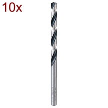 Bosch  2608577219 - Set 10 burghie metal, HSS-PointTeq, 5.1  mm, tija cilindrica
