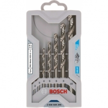 Bosch  PRO Stainless Steel HSS-Co - Set burghie metal, HSS-CO, 2-10  mm, tija cilindrica, 7  bucati