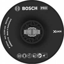 Bosch  PRO dur - Placa de slefuire rotunda cu scai, 125 mm , X-LOCK, fara gauri, compozitie dura, -