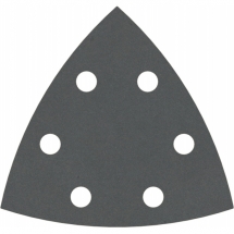 Bosch  PRO F355 - Set foi abrazive delta,  93x93x93 mm, granulatie 400, 6 gauri, 5  bucati