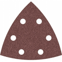 Bosch  PRO F460 - Set foi abrazive delta,  93x93x93 mm, granulatie 40, 6 gauri, 5  bucati