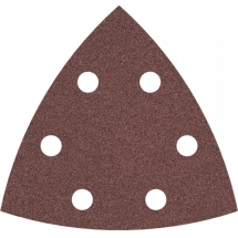 Bosch  PRO F460 - Set foi abrazive delta,  93x93x93 mm, granulatie 80, 6 gauri, 5  bucati