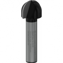 Bosch  PRO - Freza de raionat convexa,  16x12.4x45 mm, tija 8 mm, furnir, lemn de esenta moale, lemn de esenta tare, placa aglomer