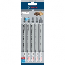 Bosch  PRO Hardwood fast T344DF - Set panze fierastrau pendular, tija cu un prag de prindere (T), 152 mm, lemn, taiere dreapta, gr