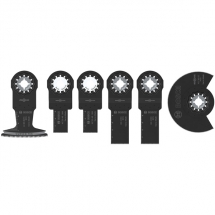 Bosch  Wood and Soft Metal Set - Set 6 accesorii multicutter, mixt, Starlock