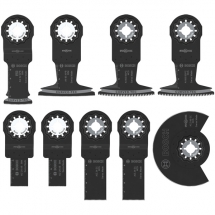 Bosch  Wood and Soft Metal Set - Set 9 accesorii multicutter, mixt, Starlock