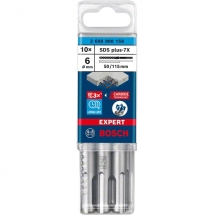 Bosch  EXPERT SDS plus-7X - Set burghie SDS-Plus, 6  mm, 10 bucati, beton armat