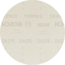 Bosch - EXPERT M480 - Set foi abrazive rotunde, 225 mm, granulatie 240, fara gauri, 5 bucati