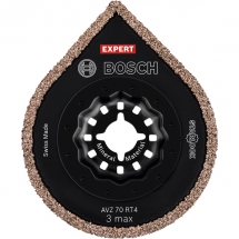 Bosch  EXPERT AVZ 70 RT4 3 max - Accesoriu multicutter, Starlock, slefuire, 70 mm, mortar