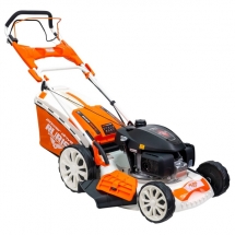 Ruris  RX444S - Masina de tuns iarba pe benzina, Honda, GCV170, 4.6 CP, 51 cm, 2000 m2, autopropulsie, sistem maruntire iarba, eva