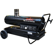 Zobo  ZB-H100 - Tun de caldura pe motorina, 30 kW, - m3/h, 50 l, ardere indirecta, monofazat