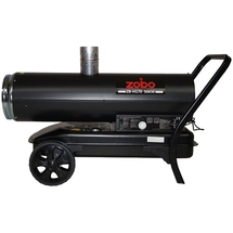 Zobo  ZB-H170 - Tun de caldura pe motorina, 50 kW, - m3/h, 50 l, ardere indirecta, monofazat